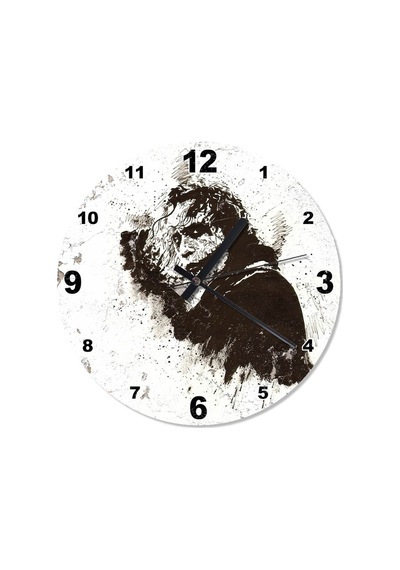 Joker Tasarım Desenli Duvar Saati (407732216) Çok Renkli