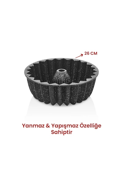 Kahramanlar Granit Döküm Kek Kalıbı