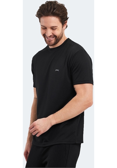 Slazenger OTAR I Erkek  Siyah Tişört