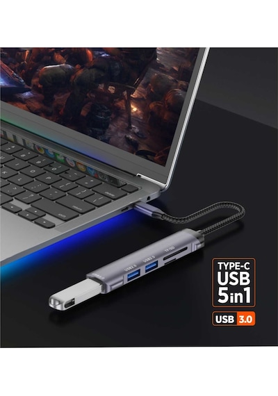Polosmart PGS407 Dönüştürücü Hub-Çoklayıcı
