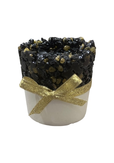 Hediyelik Kahve Yanı Sunumluk Dekoratif Tealight Mumluk 6x6 Cm 2 Li