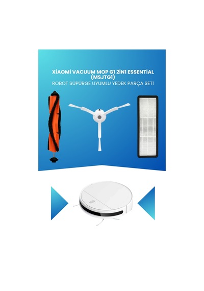 Xiaomi Vacuum Mop G1 2in1 Essential Robot Süpürge Uyumlu Yedek Parça Seti Msjtg1