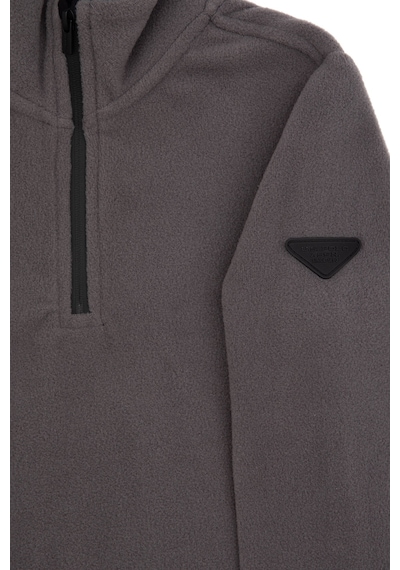 U.S. Polo Assn. Erkek Çocuk Gri Yarım Fermuarlı Sweatshirt 50313841-VR024 U.S. Polo Assn. Erkek Çocuk Gri Yarım Fermuarlı Sweatshirt 50313841-VR024