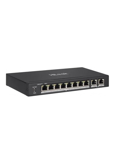 Hılook Ns-0310p-60 B , 8port, Megabit, Poe 60w, 2 Port Gigabit Uplink, Long Range 250metre, Yönetilemez, Masaüstü Switch