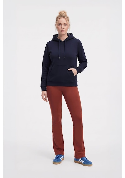 Markapia Kadın Kapüşonlu Cepli İçi Polarlı Sweatshirt Çok Renkli S Xs