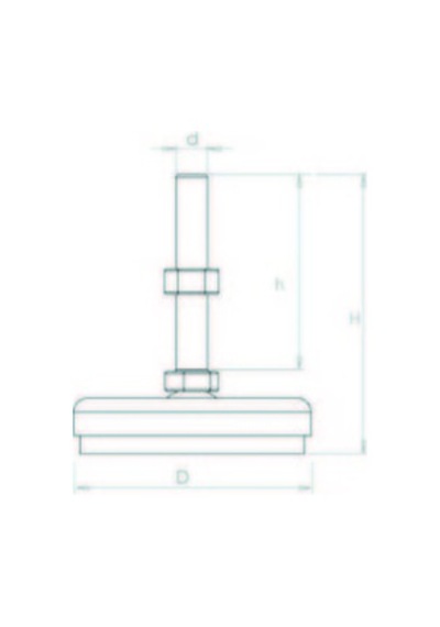 Kka401250 Krom Kaplı Ayak Çap:40 M12X50Mm Civatalı Kka401250 Krom Kaplı Ayak Çap:40 M12X50Mm Civatalı
