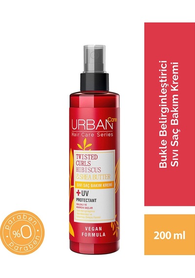 Urban Care Twisted Curl Hibiscus & Shea Butter Durulanmayan Bakım 2'li Set
