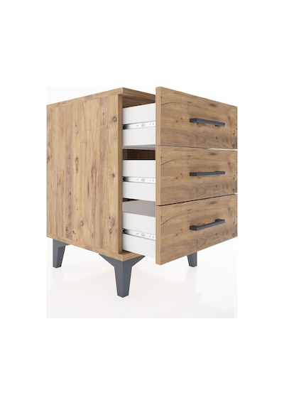 Hyperion Komodin 3 Çekmeceli 44x44x64 Çam-çam Çam