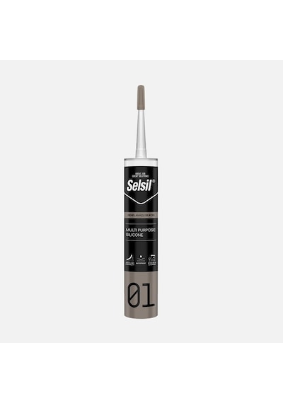Selsil Genel Amaçlı Silikon 280 Gr Gri