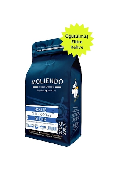 Moliendo Finest Coffee House Blend Öğütülmüş Filtre Kahve 250 G