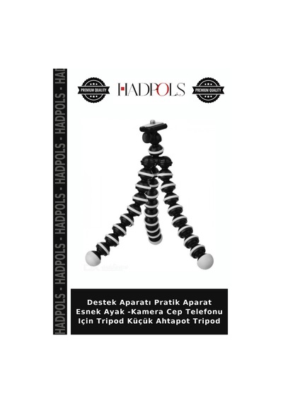 Destek Aparatı Pratik Aparat Esnek Ayak -kamera Cep Telefonu Için Tripod Küçük Ahtapot Tripod