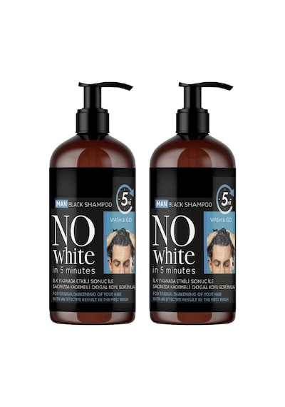 Nowhite 2 Adet Antiwhitening Erkek Saç Şampuanı 250 Ml