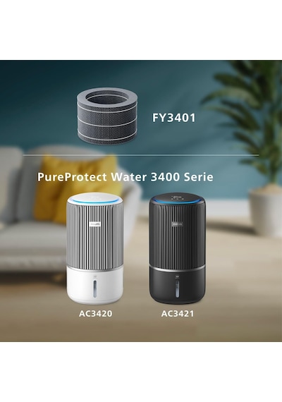 Philips 3400 Serisi Pureprotect Water Nemlendirme Filtresi, 3400