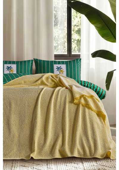Doqu Home Jungle Muse Mina Pike Tek Sarı