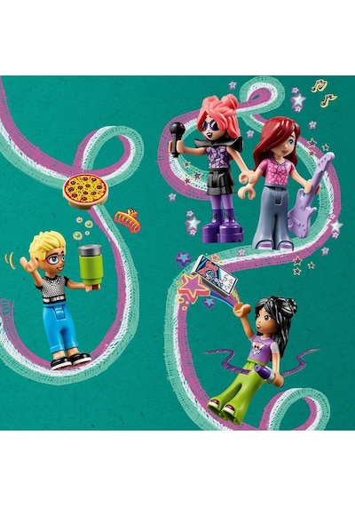 LEGO® Friends Pop Star Müzik Turne Otobüsü 42619 8+ Yaratıcı Oyuncak Yapım Seti - 845 Parça