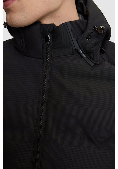U.S. Polo Assn. Erkek Siyah Dik Yaka Fermuarlı Cepli Mont 50326210-vr046