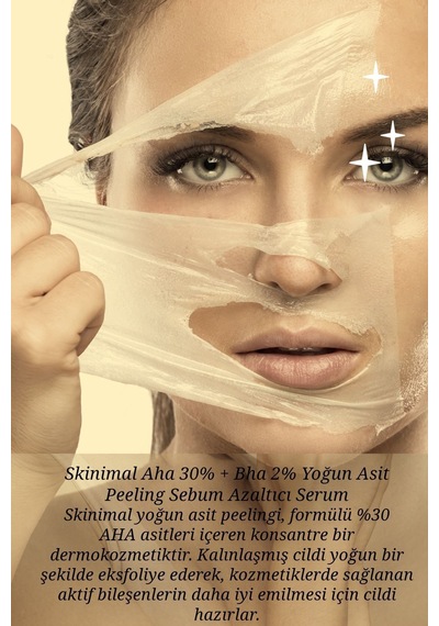 Skinimal Aha-Bha Yoğun Asit Peeling Serum 30 ML