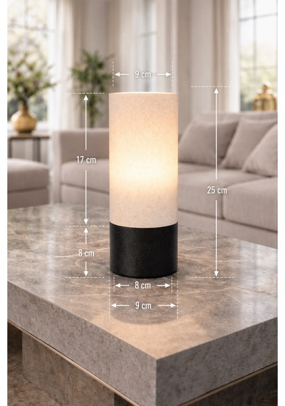 Nova Model - Led Abajur - Masa Lambası - Usb 5v İle Çalışır - Slim Led Aydınlatması Dahildir - Dekoratif Lamba - Renk Seçenekli Çok Renkli