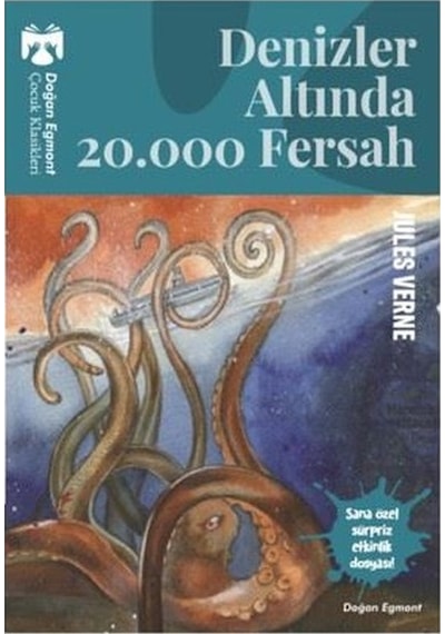 Denizler Altında 20000 Fersah-Çocuk Klasikleri - Jules Verne - Doğan ve Egmont Yayıncılık