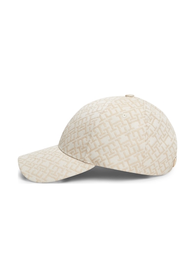 Tommy Hilfiger Th Monogram Cap Kadın Bej Şapka - Aw0aw18058