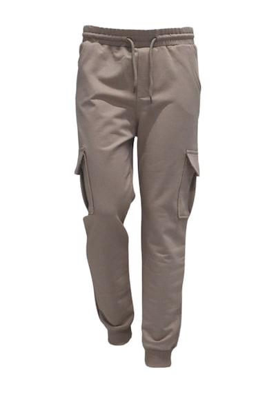 Ahengim Erkek Çocuk Basic Kargo Cepli Jogger Paça Okul Eşofman Altı Ak2322-1 Bej