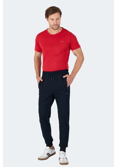 Slazenger Ognen I Erkek Fermuar Cepli Lacivert Eşofman Altı Lacivert