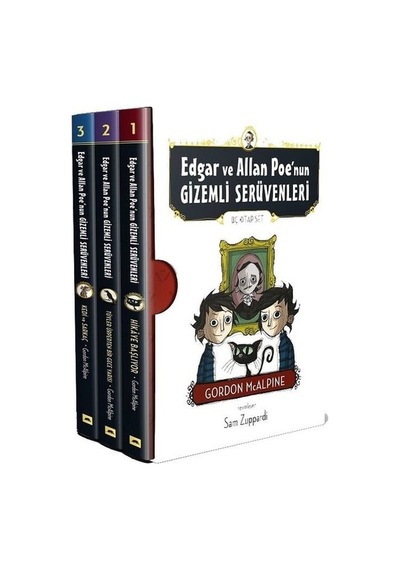 Edgar ve Allan Poe'nun Gizemli Serüvenleri Seti-3 Kitap Takım-Özel Kutulu - Gordon McAlpineKitap