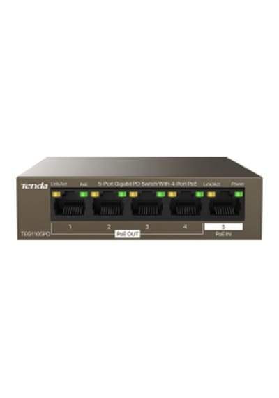 Tenda Teg1105pd 5port 10/100/1000 Poe Extender