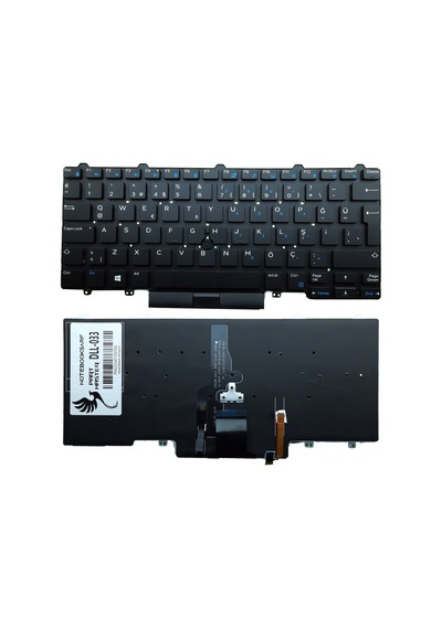 Dell Latitude 5491 P72g, P72g002 Uyumlu Notebook Klavye V.1