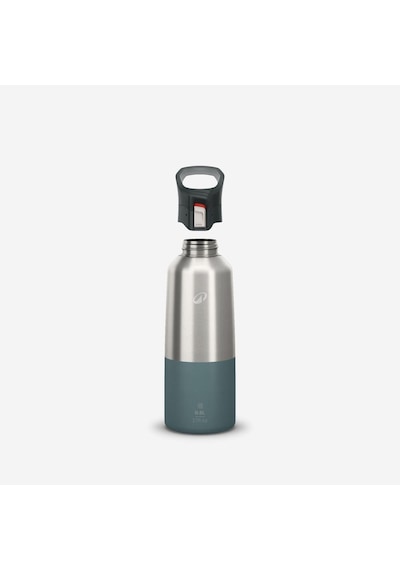 Quechua Outdoor Paslanmaz Çelik Termos - 0,8 L - Yeşil - 900 Turuncu