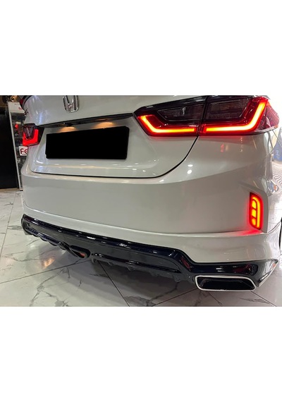 Honda City Arka Ek Plastik Siyah Difüzör 2022-2025 Arka-bodykit-ek-karlık