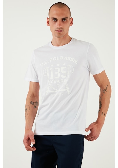 U.S. Polo Assn. U.s. Polo Assn Erkek T Shirt G081sz0112105708 Beyaz Beyaz