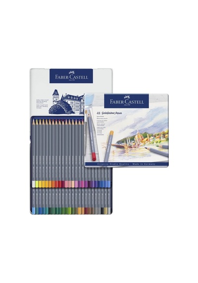 Faber-castell Faber Castell Goldfaber Aquarell Kuru Boya 48'li Karışık
