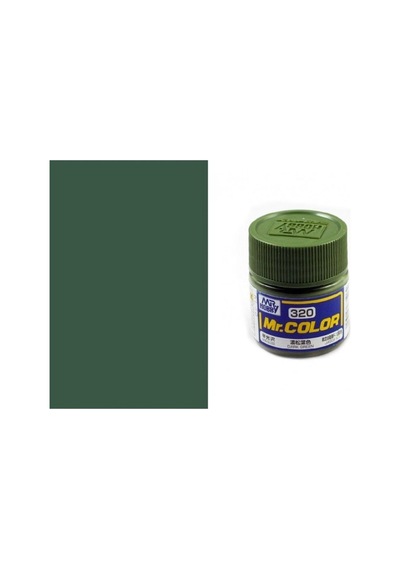 10 Ml. Dark Green Mr.color Serisi Maket Boyası, Mr.hobby C320 Standart