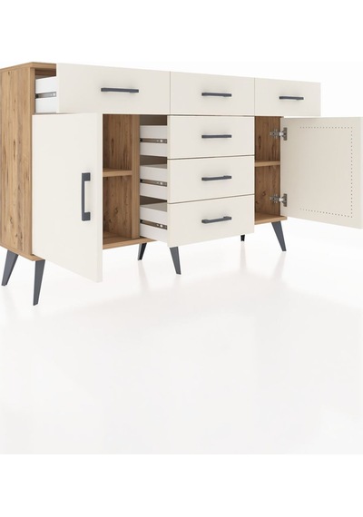 Arges Konsol 2 Raflı 6 Çekmeceli 2 Kapaklı 132x30x83 Çam-aytaşı/aytaşı Aytaşı/aytaşı Arges Konsol 2 Raflı 6 Çekmeceli 2 Kapaklı 132x30x83 Çam-aytaşı/aytaşı Aytaşı/aytaşı