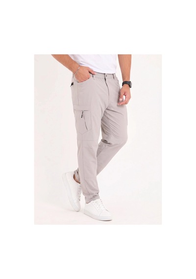 Outdo Erkek Taktik Pantolon Su İtici Likralı Yazlık Outdoor Esnek Rahat Dayanıklı Bej Bej