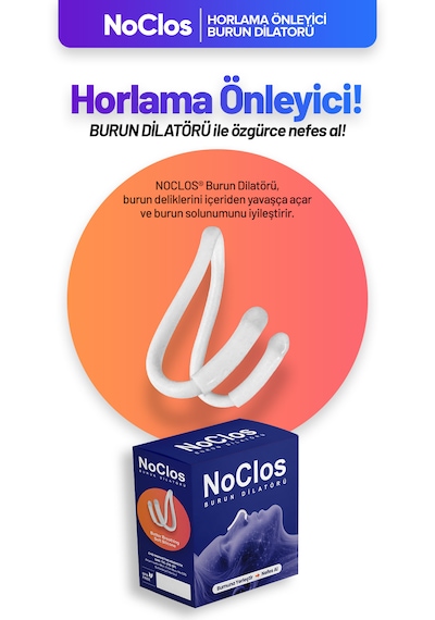 Noclos Nefes Açmayı Destekleyen Burun Dilatörü