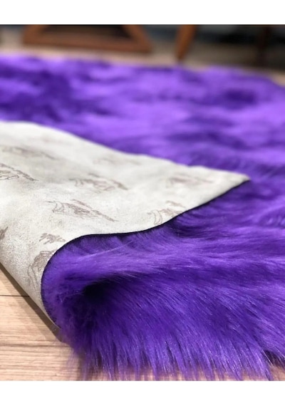 Doğuş Peluş Halı A Post Düz Kesim Mor