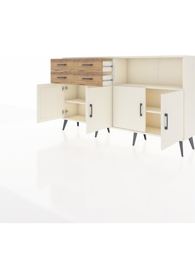 Arges Konsol 4 Raflı 4 Çekmeceli 4 Kapaklı 176x30x99 Aytaşı-aytaşı/çam Aytası/atlas Çam - Aytası Arges Konsol 4 Raflı 4 Çekmeceli 4 Kapaklı 176x30x99 Aytaşı-aytaşı/çam Aytası/atlas Çam - Aytası