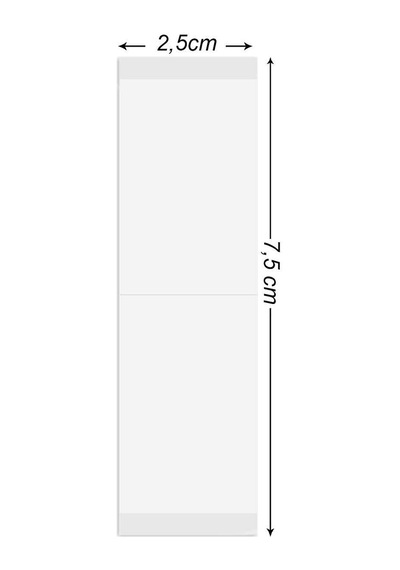 Walker Tape 1522 Clear Protez Saç Bandı Düz 1" X 3" 2,5cm X 7,5cm 36 Adet