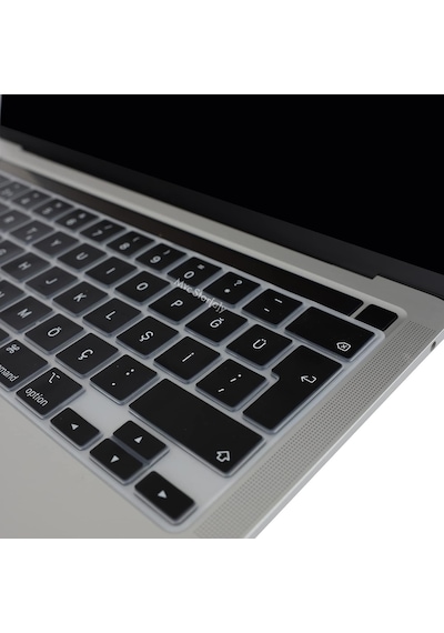 Macbook Pro Türkçe Q Klavye Koruyucu Silikon Eu Uk Iso Enter Touch Bar Uyumlu 13 İnç A225