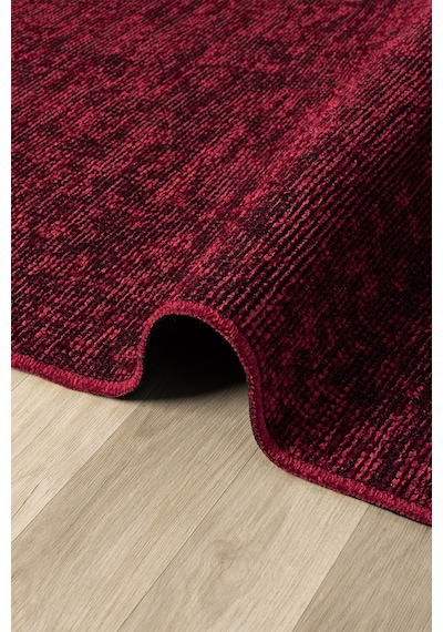 Antik Bordo Halı Yıkanabilir Kaymaz Taban Şönil Kilim Dokuma Pamuk Taban Kilim 10115a Bordo