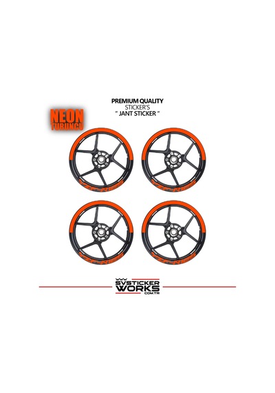 Yamaha Yzf-r125 Jant Şeridi Yarım Jant Kaplama & Yzf-r125 Yazı Sticker Seti 46196976