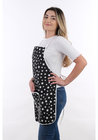 Trendy 3lü Set Sıvı Su Geçirmez Mutfak Önlüğü Isıya Dayanıklı Fırın Eldiveni Ve Tutacak Çeyiz Seti Çizgili Kahve Çok Renkli