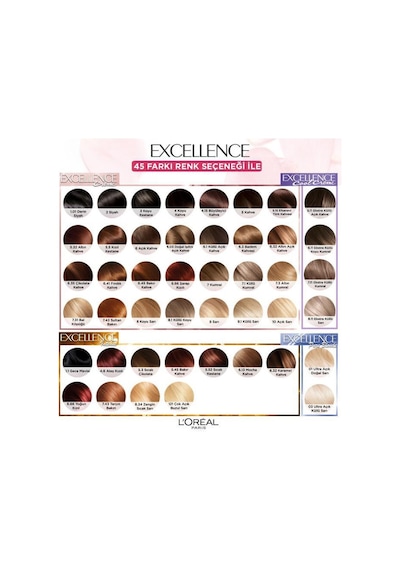 Excellence Cool Creme Saç Boyası 7.11 Ekstra Küllü Kumral 2'li Set pktlpsbysekksetik-8812
