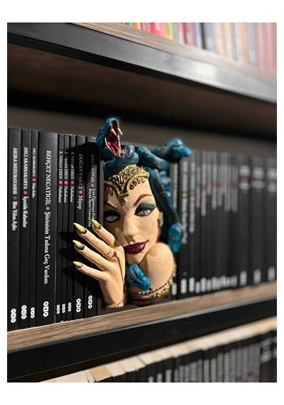 Hayatvesanat Medusa / Kitaplık Figürü / Book Nook
