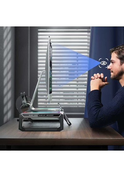 Masaüstü Stand Yükseltici Katlanabilir Rgb Çekmeceli Monitör Standı