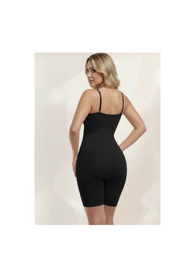 Mistirik Larix Model Extra Toparlayıcı Extra Sıkılaştırıcı Tam Boy Tulum Korse Siyah Renk