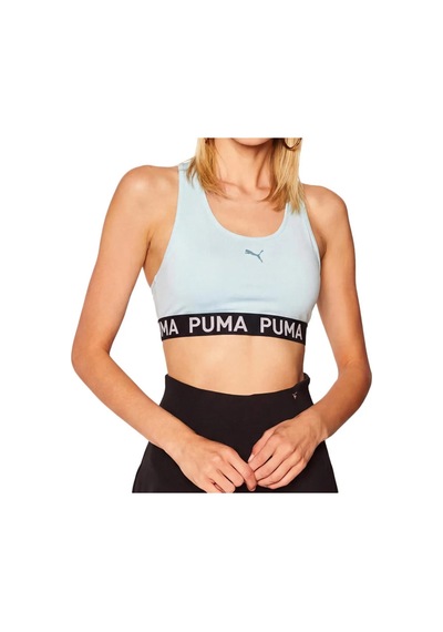 Puma 52696216 4keeps Strong - Mid Kadın Sporcu Sütyeni Mavi