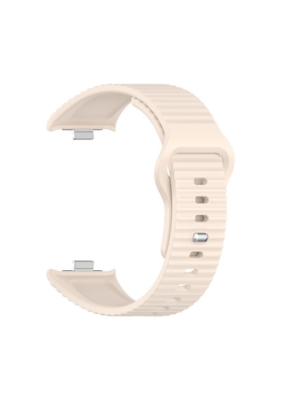 Redmi Watch 6 Silikon Kordon Tırtıklı Suya Dayanıklı Tasarım Starlight